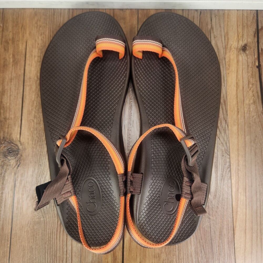 Chaco Brown and Orange Sandals - Picture 7 of 12